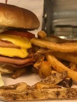 Fried Baloney Sandwich with Fries